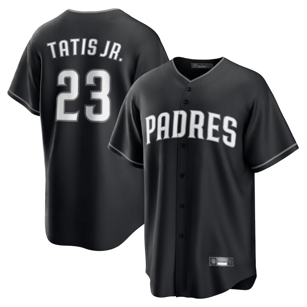 BIPIHUC S.Diego Padres #23 Fernando Tatis Jr Player Black Home Game Stitched Jerseys