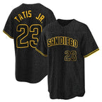 BIPIHUC S.Diego Padres #23 Fernando Tatis Jr Player Black Snake Skin City Home Game Stitched Jerseys