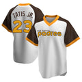 BIPIHUC S.Diego Padres #23 Fernando Tatis Jr Player White Home Cooperstown Collection Replica Game Stitched Jerseys