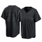 BIPIHUC S.Diego Padres #27 Nick Pivetta Player Black Pitch Fashion Game T-shirt Stitched Jerseys