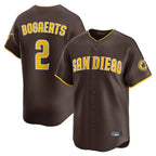 BIPIHUC S.Diego Padres #2 Xander Bogaerts Player Brown Home Limited Stitched Jerseys