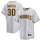 BIPIHUC S.Diego Padres #30 Gavin Sheets Player White Home Game Stitched Jerseys