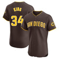 BIPIHUC S.Diego Padres #34 Michael King Player Brown Home Limited Elite Stitched Jerseys