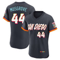 BIPIHUC S.Diego Padres #44 Joe Musgrove Player Obsidian 2026 City Connect Home Limited Elite T-shirt Stitched Jerseys