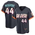 BIPIHUC S.Diego Padres #44 Joe Musgrove Player Obsidian 2026 City Connect Home Limited T-shirt Stitched Jerseys
