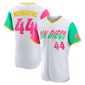 BIPIHUC S.Diego Padres #44 Joe Musgrove Player White City Connect Home Limited Elite Stitched Jerseys