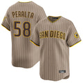 BIPIHUC S.Diego Padres #58 Wandy Peralta Player Khaki Home Limited Stitched Jerseys