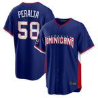 BIPIHUC S.Diego Padres #58 Wandy Peralta Player Royal 2026 World Classic Home Limited Stitched Jerseys