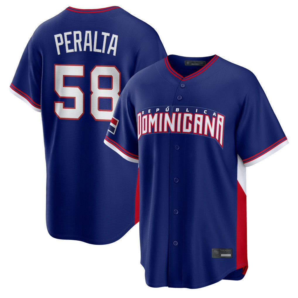 BIPIHUC S.Diego Padres #58 Wandy Peralta Player Royal 2026 World Classic Home Limited Stitched Jerseys