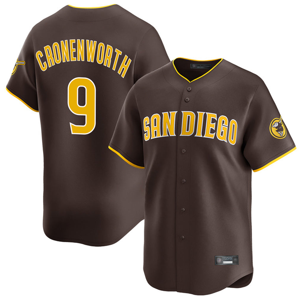 BIPIHUC S.Diego Padres #9 Jake Cronenworth Player Brown Home Limited Stitched Jerseys