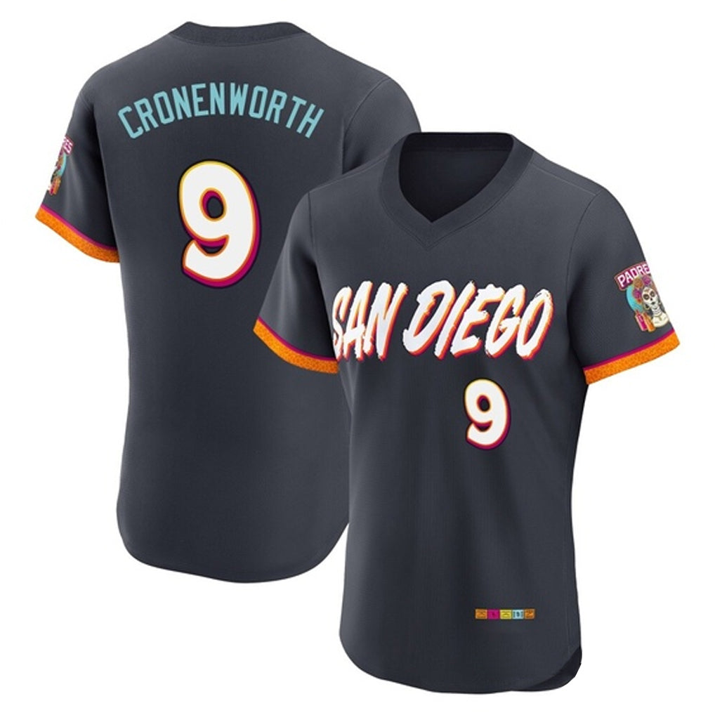 BIPIHUC S.Diego Padres #9 Jake Cronenworth Player Obsidian 2026 City Connect Home Limited Elite T-shirt Stitched Jerseys