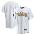 BIPIHUC S.Diego Padres Blank Player Gold Replica All-Star Game White Stitched Jerseys