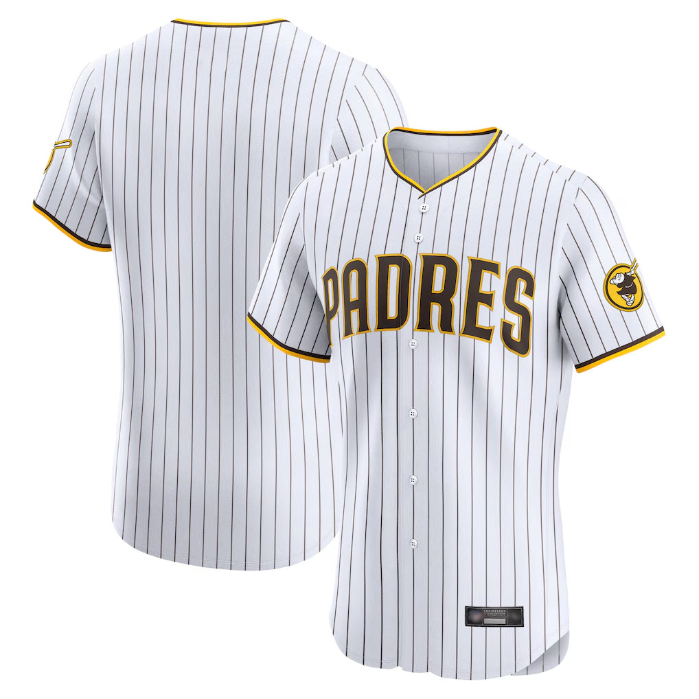 BIPIHUC S.Diego Padres Blank Player White Home Limited Elite Stitched Jerseys