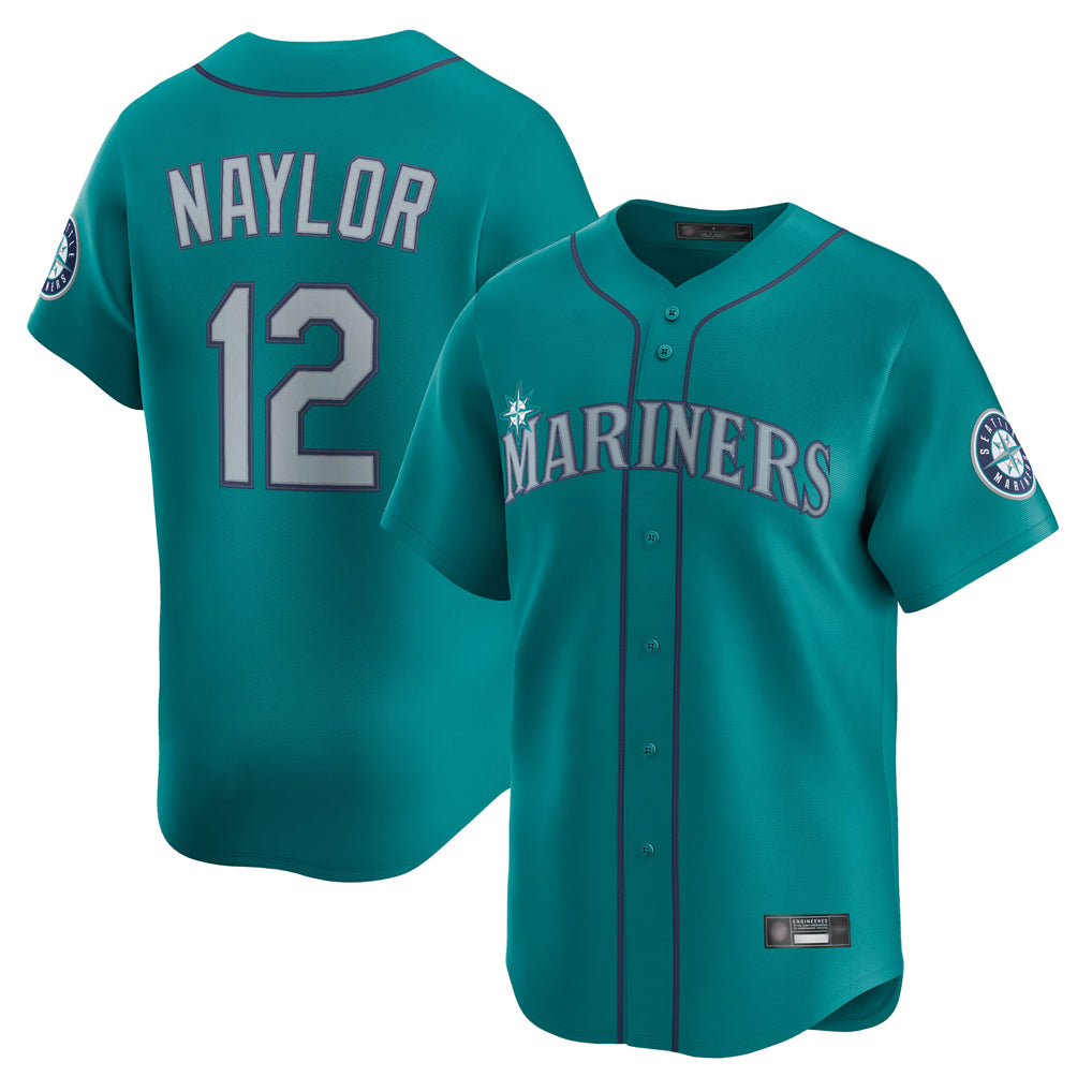 BIPIHUC S.Mariners #12 Josh Naylor Player Teal Home Limited Stitched Jerseys