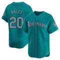 BIPIHUC S.Mariners #20 Luke Raley Player Teal Home Limited Stitched Jerseys