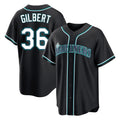 BIPIHUC S.Mariners #36 Logan Gilbert Player Black Fashion Home Limited Stitched Jerseys
