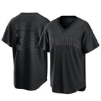 BIPIHUC S.Mariners #36 Logan Gilbert Player Black Replica Fashion T-shirt Stitched Jerseys