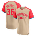 BIPIHUC S.Mariners #36 Logan Gilbert Player Cream American League All-Star Limited Home Elite Stitched Jerseys