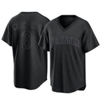 BIPIHUC S.Mariners #3 J.P. Crawford Player Black Replica Fashion T-shirt Stitched Jerseys