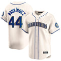 BIPIHUC S.Mariners #44 Julio Rodriguez Player Cream Home Limited Stitched Jerseys