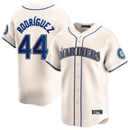 BIPIHUC S.Mariners #44 Julio Rodriguez Player Cream Home Limited Stitched Jerseys