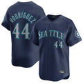 BIPIHUC S.Mariners #44 Julio Rodriguez Player Navy Home Limited Stitched Jerseys