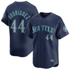 BIPIHUC S.Mariners #44 Julio Rodriguez Player Navy Home Limited Stitched Jerseys