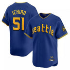 BIPIHUC S.Mariners #51 Ichiro Suzuki Player Royal City Connect Home Limited Stitched Jerseys