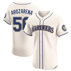 BIPIHUC S.Mariners #56 Randy Arozarena Player Cream Home Limited Elite Stitched Jerseys