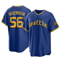 BIPIHUC S.Mariners #56 Randy Arozarena Player Royal Home Game Stitched Jerseys