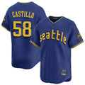 BIPIHUC S.Mariners #58 Luis Castillo Player Royal City Connect Home Limited Stitched Jerseys