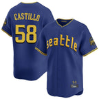 BIPIHUC S.Mariners #58 Luis Castillo Player Royal City Connect Home Limited Stitched Jerseys