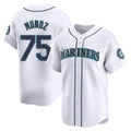 BIPIHUC S.Mariners #75 Andres Munoz Player White Home Limited Stitched Jerseys