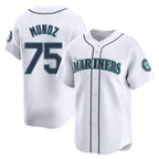 BIPIHUC S.Mariners #75 Andres Munoz Player White Home Limited Stitched Jerseys