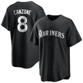 BIPIHUC S.Mariners #8 Dominic Canzone Player Black Home Limited Stitched Jerseys