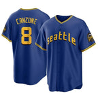 BIPIHUC S.Mariners #8 Dominic Canzone Player Royal City Connect Home Game Stitched Jerseys