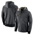 BIPIHUC S.Seahawks Gray Pullover Hoodies Game Blank Player Stitched Jerseys