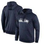 BIPIHUC S.Seahawks Navy LOGO Pullover Hoodies Game Blank Player Stitched Jerseys