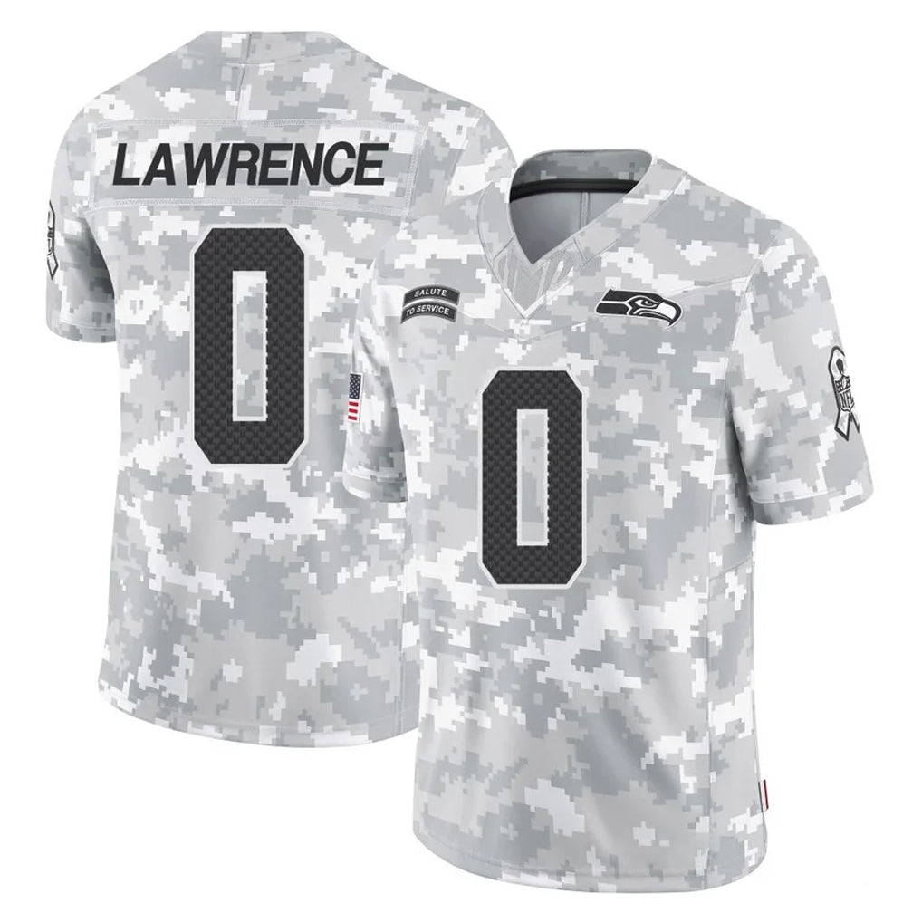 BIPIHUC S.Seahawks #0 DeMarcus Lawrence Player Arctic Camo Limited Salute To Service Home Game Stitched Jerseys