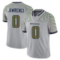 BIPIHUC S.Seahawks #0 DeMarcus Lawrence Player Grey Limited 2025 Rivalries Collection Home Game Stitched Jerseys