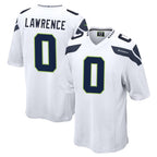 BIPIHUC S.Seahawks #0 DeMarcus Lawrence Player White Home Game Stitched Jerseys