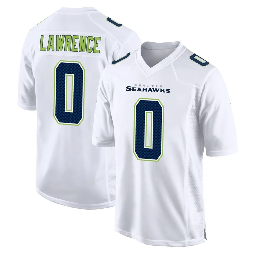 BIPIHUC S.Seahawks #0 DeMarcus Lawrence Player White Tundra Fashion Home Game Stitched Jerseys