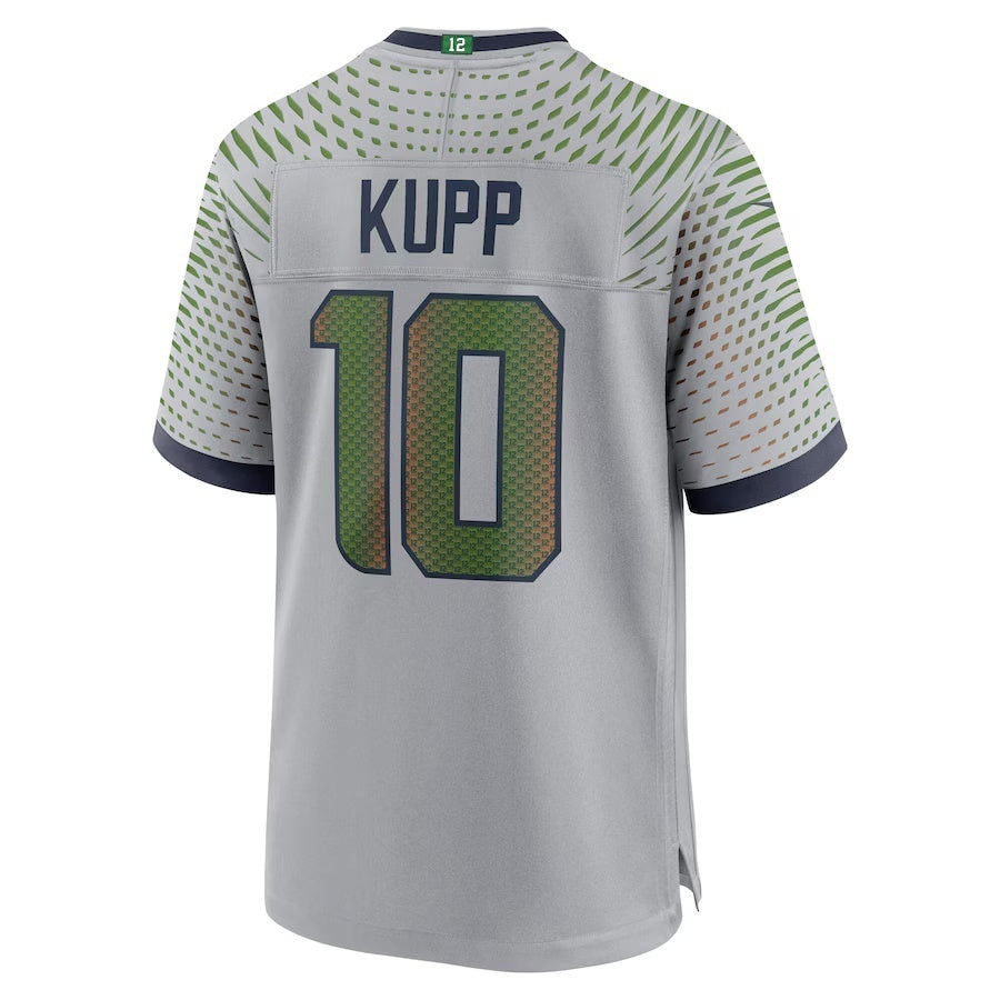BIPIHUC S.Seahawks #10 Cooper Kupp 2025 Rivalries Collection Game Wolf Gray Stitched Jerseys