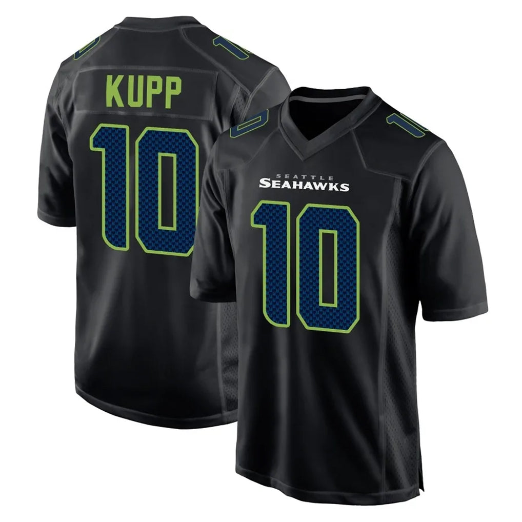 BIPIHUC S.Seahawks #10 Cooper Kupp Player Black Limited Fashion Home Game Stitched Jerseys