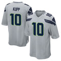 BIPIHUC S.Seahawks #10 Cooper Kupp Player Gray Home Game Stitched Jerseys
