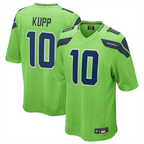 BIPIHUC S.Seahawks #10 Cooper Kupp Player Green Game Replica Stitched Jerseys