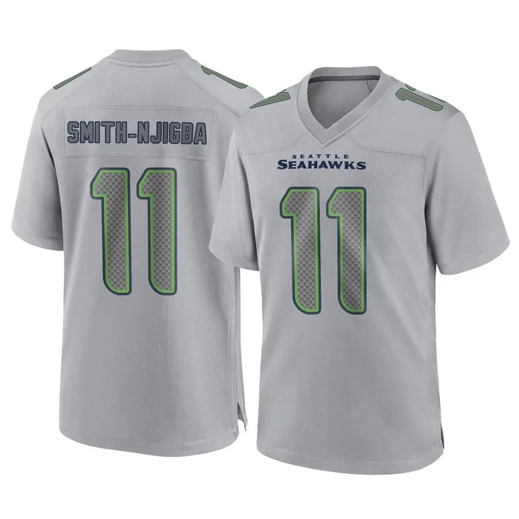 BIPIHUC S.Seahawks #11 Jaxon Smith-Njigba Player Gray Atmosphere Fashion Home Game Stitched Jerseys