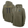 BIPIHUC S.Seahawks #11 Jaxon Smith-Njigba Player Olive 2025 Salute To Service Limited Home Game Stitched Jerseys