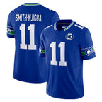 BIPIHUC S.Seahawks #11 Jaxon Smith-Njigba Player Royal 50th Season Vapor F.U.S.E. Limited Stitched Jerseys