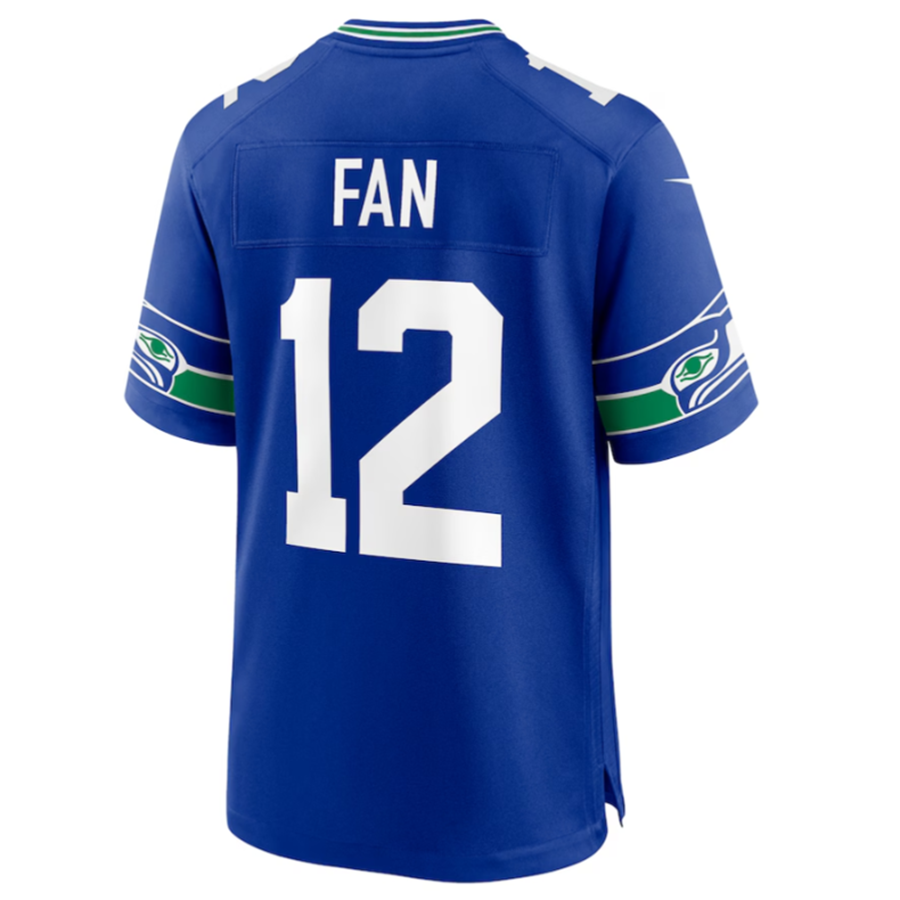 BIPIHUC S.Seahawks #12 12s Royal Throwback Player Game Jersey Stitched American Stitched Jersey